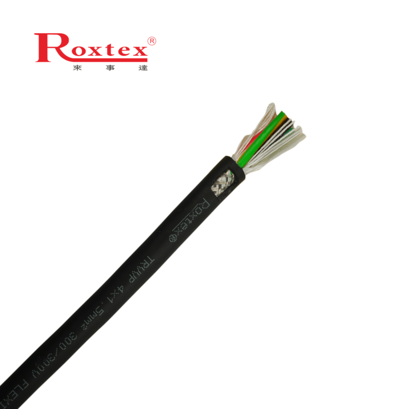 1000-2000萬(wàn)次屏蔽PVC護(hù)套高柔性拖鏈電纜